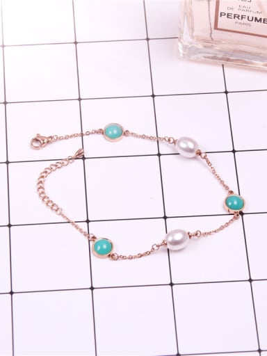 Temperament Shell Pearls Women Anklet
