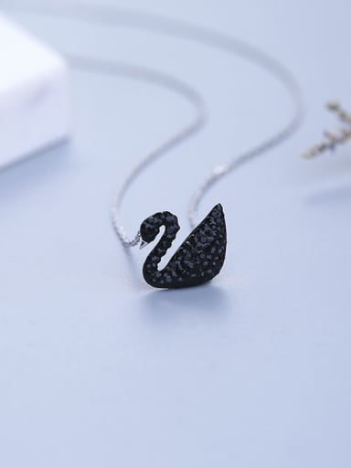 925 Silver Swan Necklace