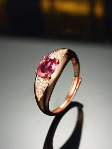 Classical Ruby Gemstone Ring