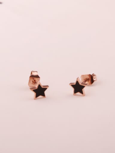 Sweet Star Titanium Stud Earrings