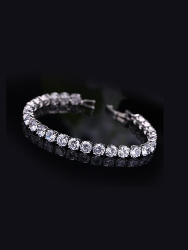platinum+ White 18Cm 2018 Luxury Fashion Copper Bracelet