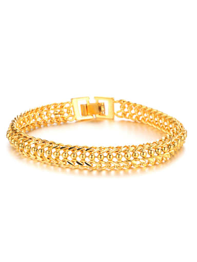 Classical 18K Gold Plated Women Bracelet