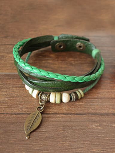 Retro Unisex Cownhide Leather Bracelet