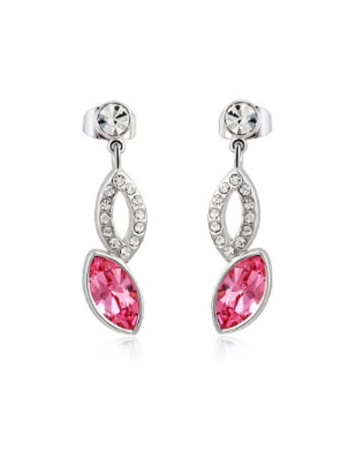 Fashion Ovals Austria Crystal Stud Earrings