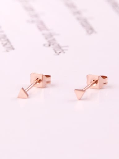 Small Triangle Women Stud Earrings