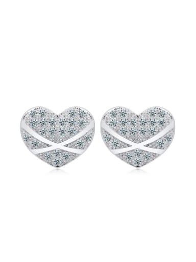 Valentines'Day Gift Heart Stud Earrings