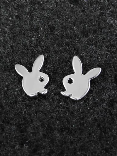 Little Cute Rabbit 925 Sterling Silver Stud Earrings