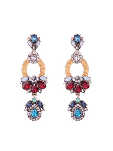 Retro Style Personality Party Long Drop Earrings