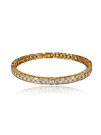 Elegant 18K Plated 4A Zircon Bracelet