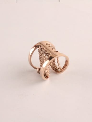 Hollow Multi-layer Exaggerated Opening Ring