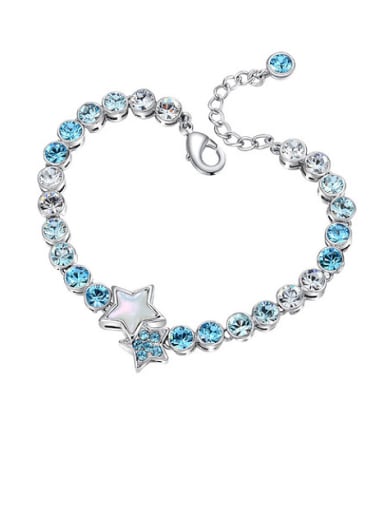 S925 Silver Star-shaped Bracelet