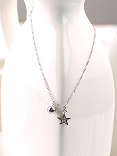 Little Bell Star Silver Necklace