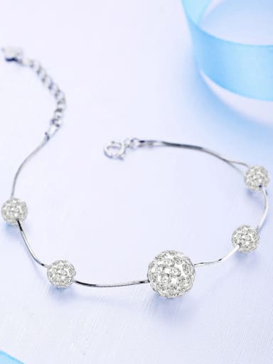 Temperament Ball Shaped Zircon Bracelet