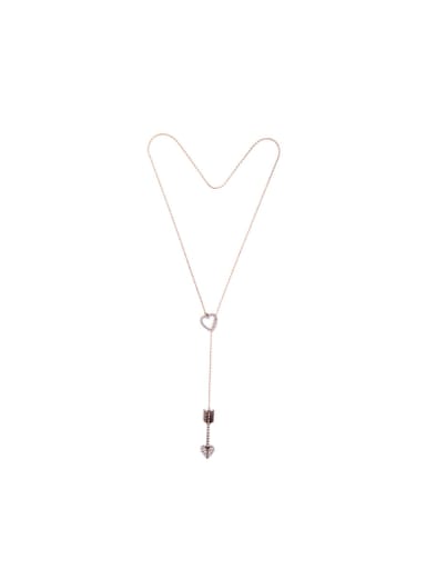 Heart Arrow Shaped Accessories Necklace