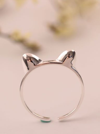 Lovely Cat Ears Opening Ring