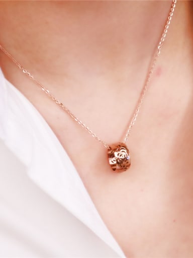Fashion Hollow Birthday Gift Necklace