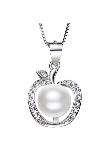 2018 2018 2018 S925 Silver Pearl Necklace