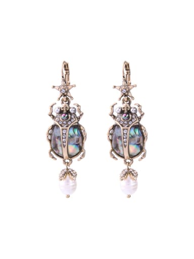 Retro Western Style Personality Fashion Insect Shaped Earrings