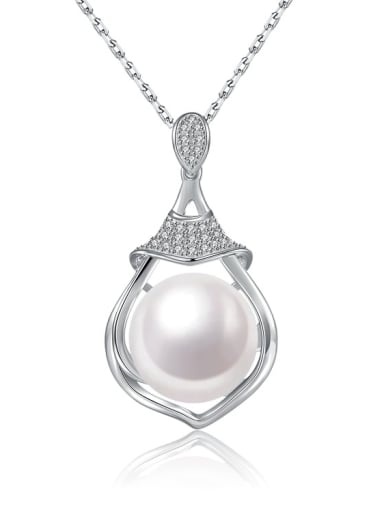 Fashion Freshwater Pearl Heart-shaped Necklace