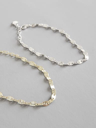 925 Sterling Silver With Platinum Plated Fashion Bracelets