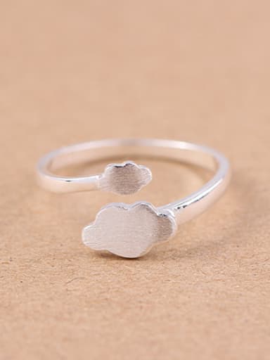 Clouds shaped Opening Midi Ring