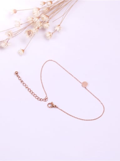 Rose Gold Plated Fashion Women Anklet