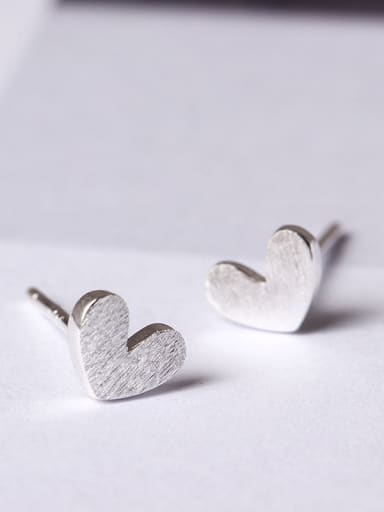 Heart-shape Women stud Earring