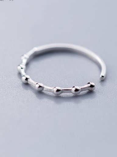 925 Sterling Silver With Silver Plated Simplistic Rings