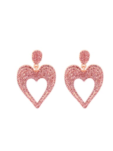 Elegance of Temperament Sweetly Women Heart-shape Stud Earrings