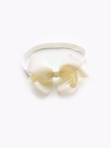 White Bow bady headband