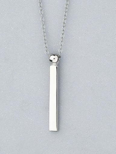 925 Silver Stick-shaped Necklace