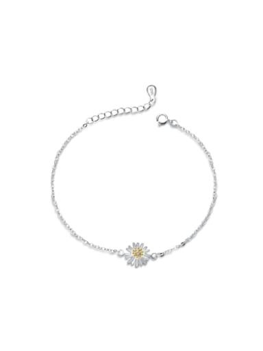 Beautiful Two Color Daisy Accessories Anklet