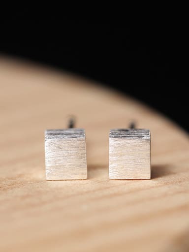 Geometric Square Simple Stud Earrings
