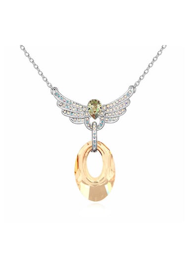 Fashion Hollow austrian Crystals Alloy Necklace
