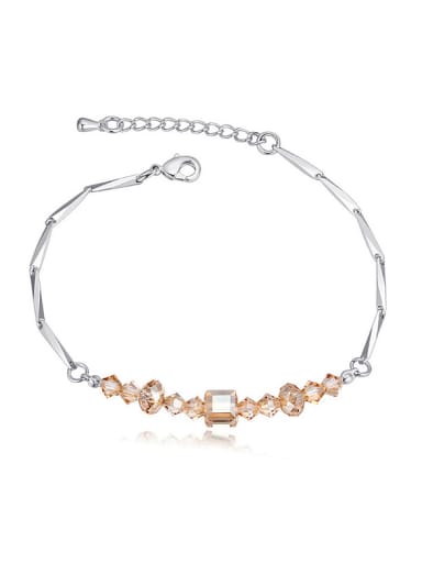 Exquisite Simple Shiny austrian Crystals Alloy Bracelet