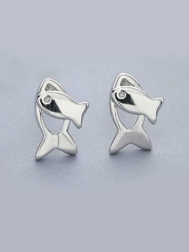 Women Fresh Fish Shaped stud Earring