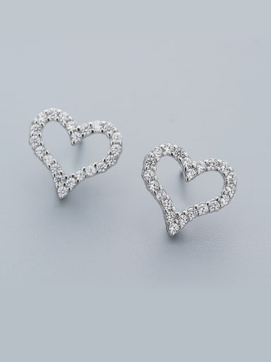 Women Temperament Heart Shaped Earrings