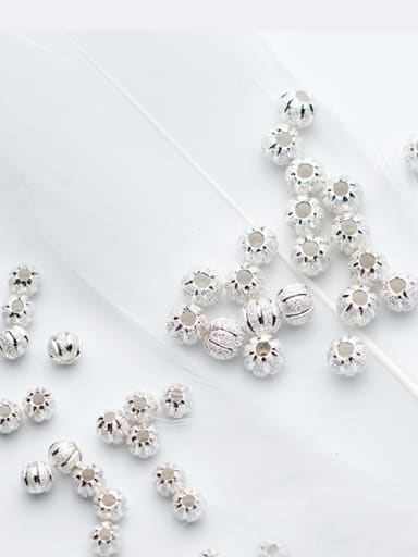 925 Sterling Silver With Silver Plated Classic ball Beads