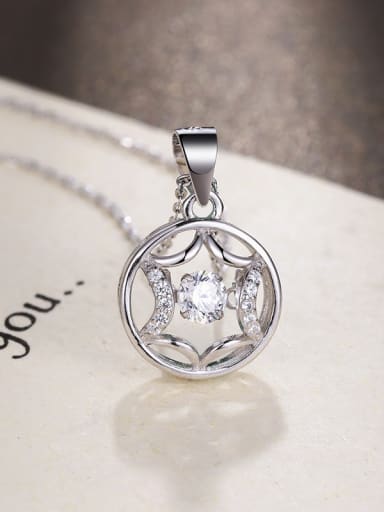 925 Silver Round Shaped Pendant