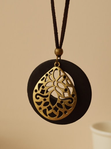Ethnic Style Water Drop Shaped Necklace