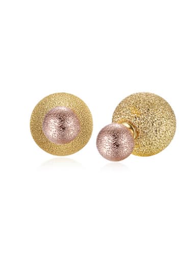 Exaggerated 18K Gold stud Earring
