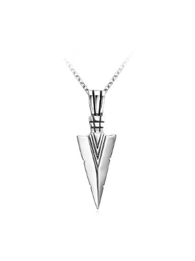 Personality Triangle Shaped Stainless Steel Necklace