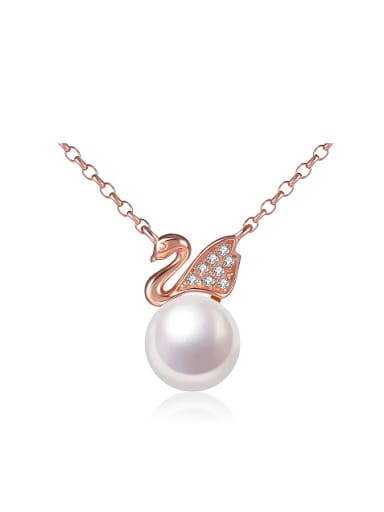 Freshwater Pearl Swan Necklace