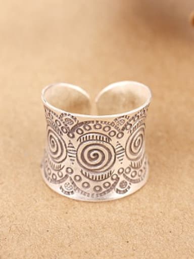 2018 Retro Personalized Silver Handmade Ring