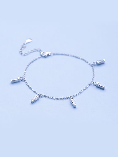 Elegant 925 Silver Zircon Bracelet