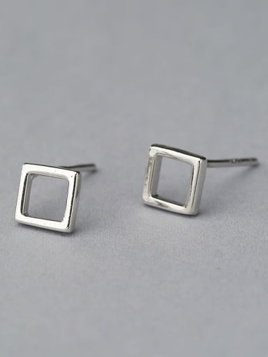 Natural Style Square Shaped stud Earring