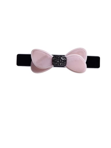 Alloy With Cellulose Acetate  Fashion Bowknot Barrettes & Clips