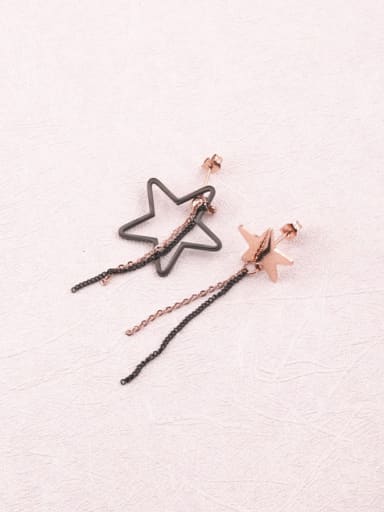 Korean Fashion Tassel Drop Earrings