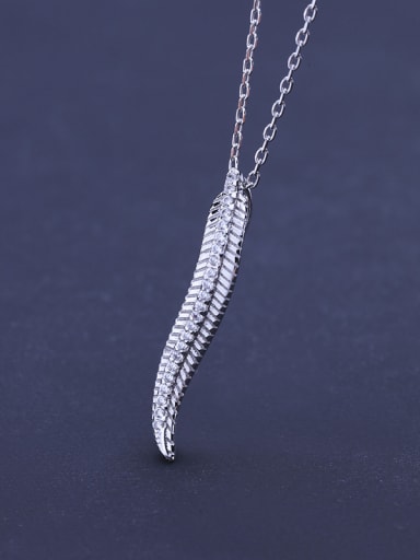 Feather Shaped Necklace
