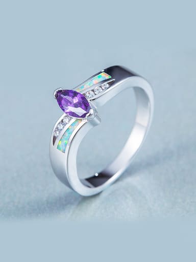 2018 Purple Zircon Ring